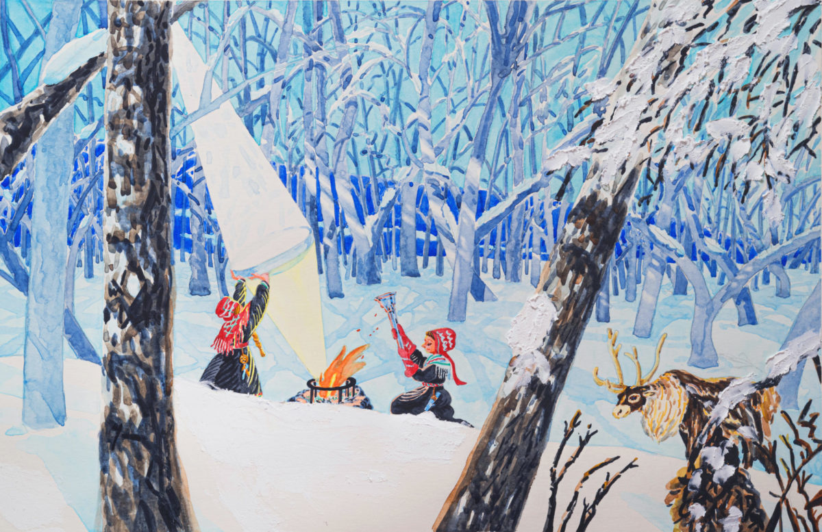 光を集めるぎしき　Light gathering Ritual