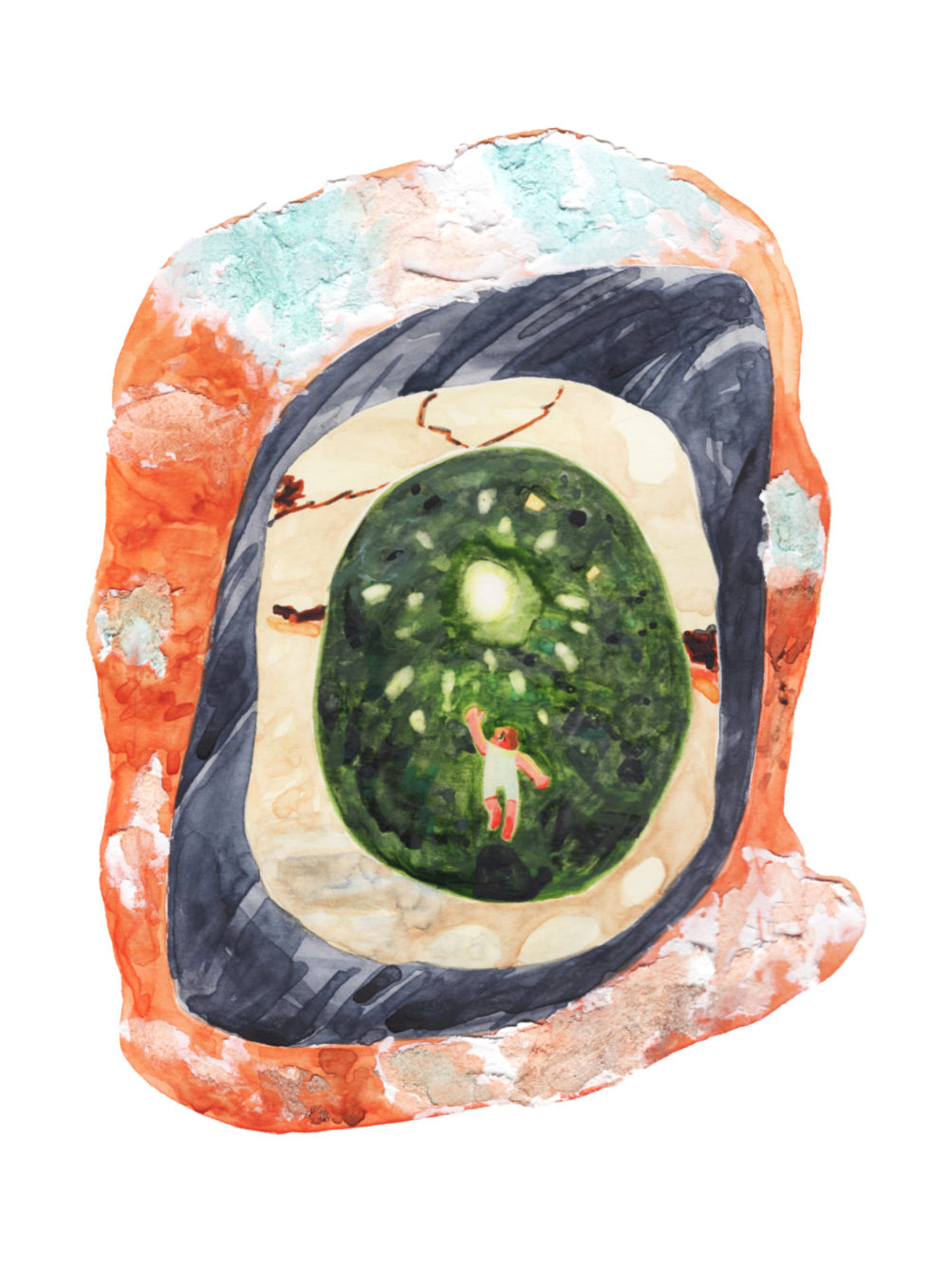 石の中の石の中の石の中の自分　I’m inside a stone inside a stone