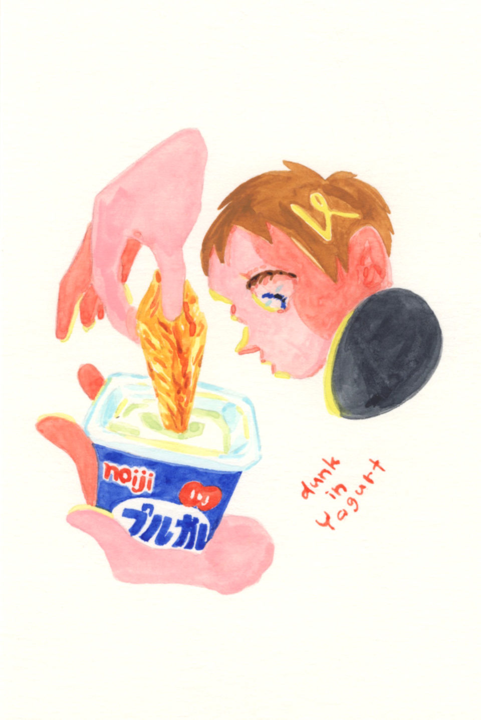 復活のぎしき Dip in yogurt